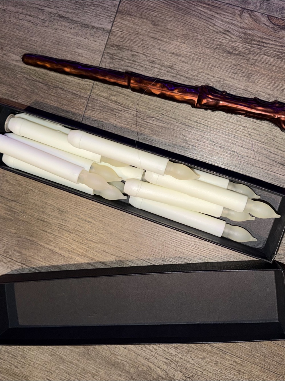 Harry Potter inspired LED Hanging Taper Candle Set of 12 with Wand Remote
